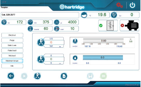 test screen w magmah software