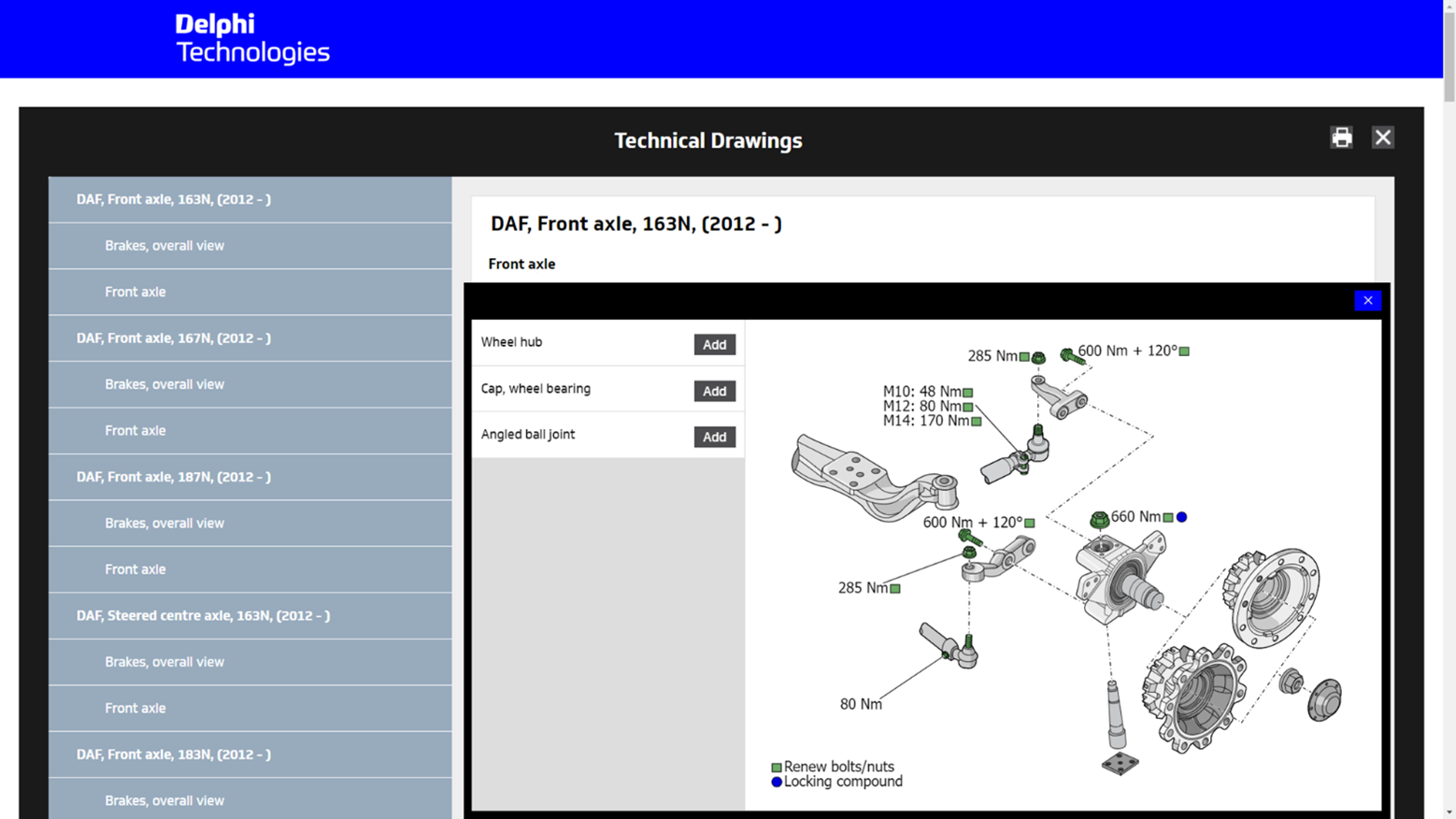 VTI HD_Torque figures and technical drawings